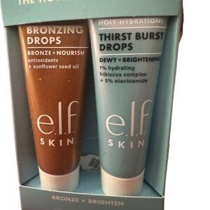Bronzing and Thirst Burst Drops Set - Brown and Blue